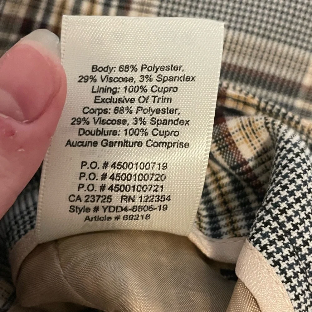 Wilfred Tie Front Plaid Pant - Picture 11 of 12